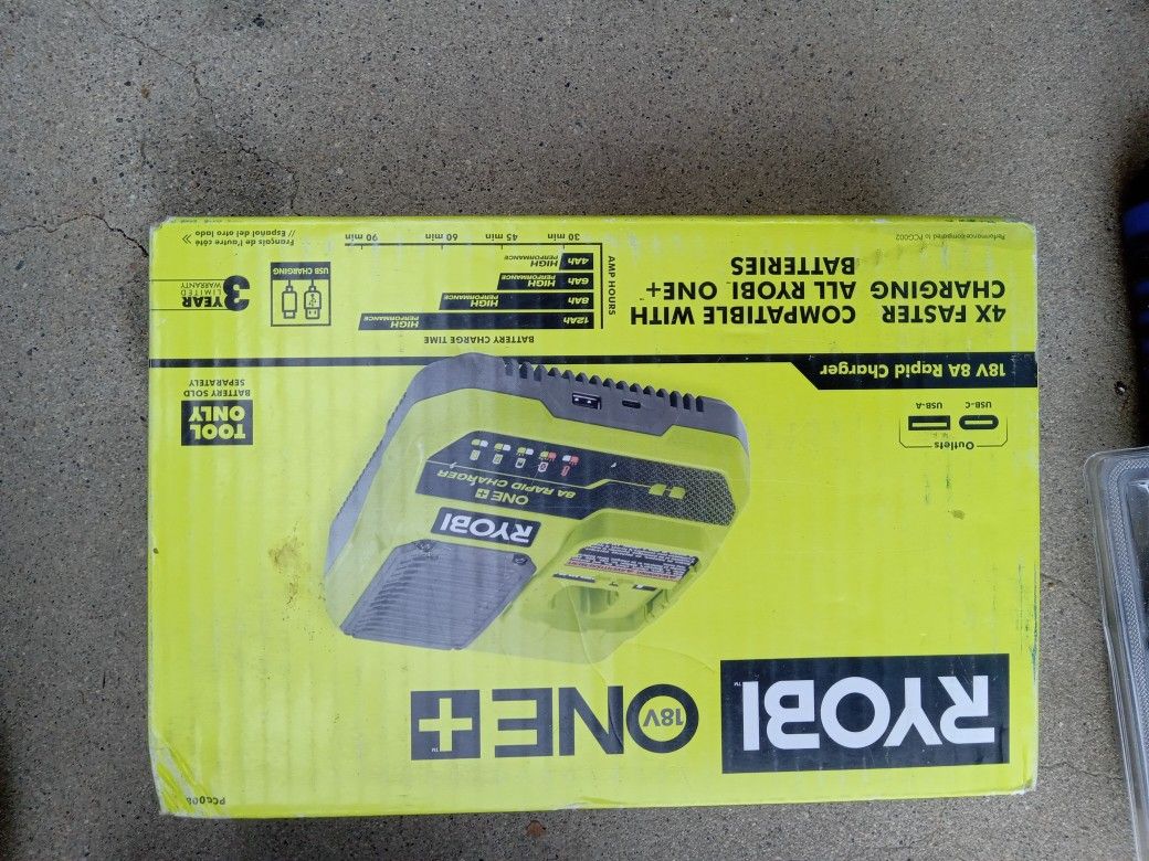 Ryobi One Plus 18 Volt Fast Charger