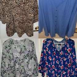 Women's Blouses All 2XL