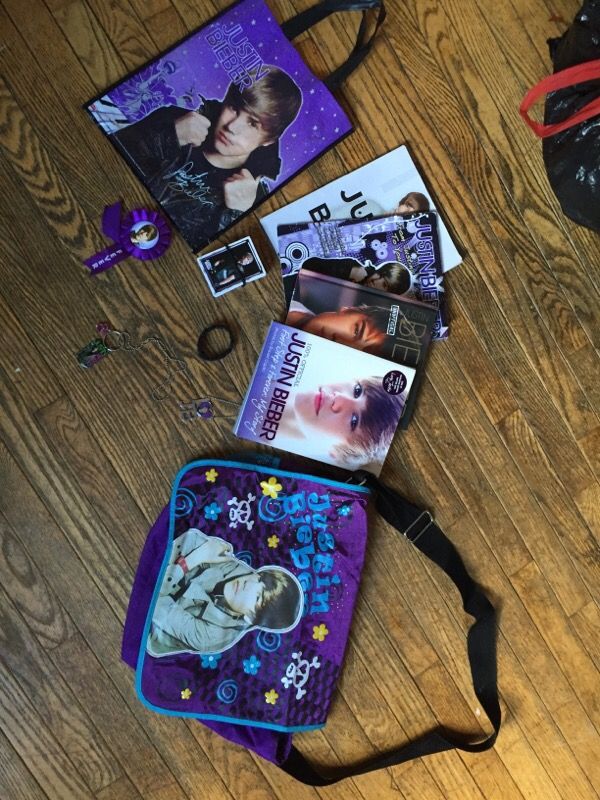 Justin Bieber collection of stuff