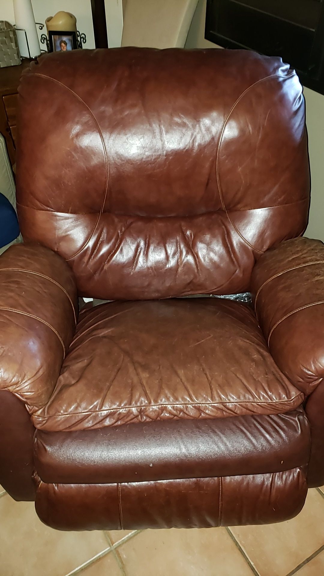 recliner leather costco