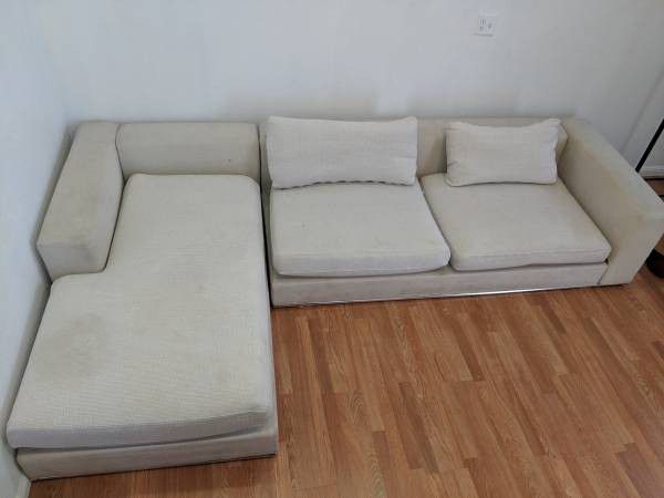 Large White Sectional Couch