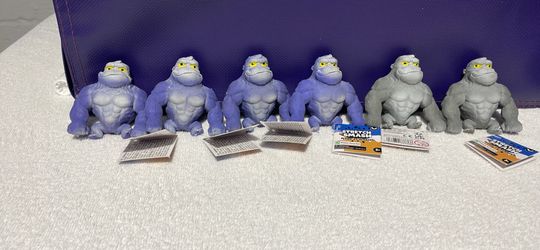 🦍💥 Five Stretch Smash Gorilla Fidget Toys – Squishy Sensory Stress Relief Figures! 🔥