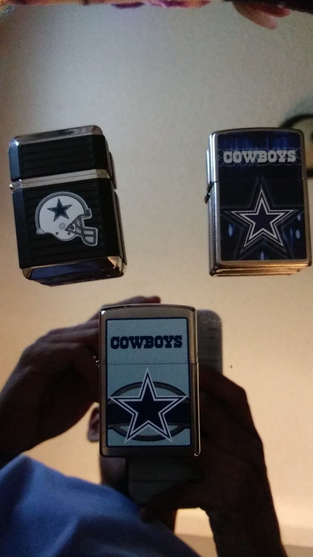 Dallas Cowboys zippo lighters