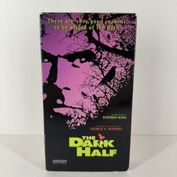 The Dark Half (VHS, 1993) Stephen King George Romero Orion