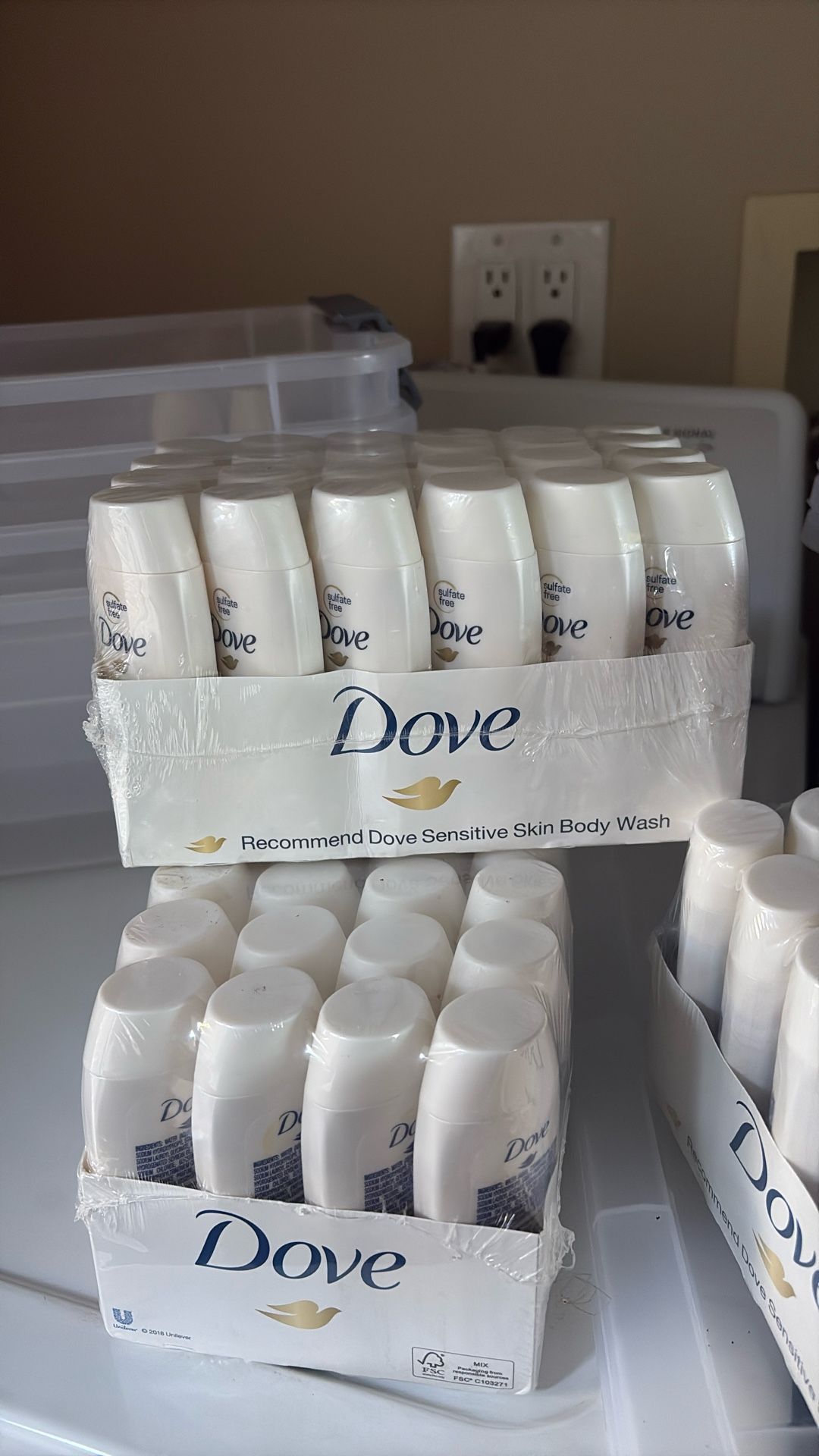 Dove Body Wash And Baby Dove Moisture 