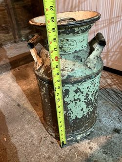 Old milk container