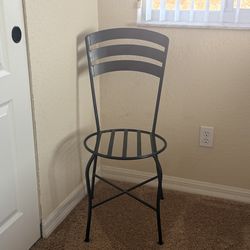 Black Wrought  Iron Chair
