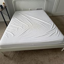 Queen size IKEA bed frame + Bed mattress