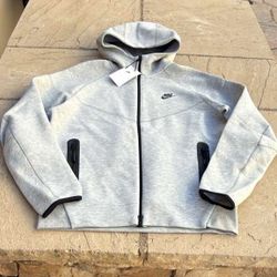 New Nike Tech Fleece Hoodie Jacket Gray Heather Men’s XXL