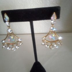 GIVENCY CHANDLIER CRYSTAL EARRINGS 