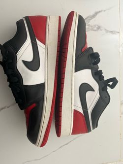 The Air Jordan 1 Low "Bred Toe" (size 7))