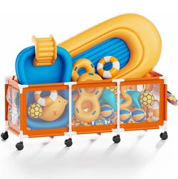 New In Box Pool Storage Bin 103” (8.5ft) Extra Large - 365 Gallon, Swimming Storage Organizer