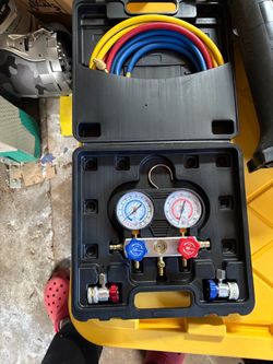 Pittsburgh R134A A/c Manifold Gauge Set