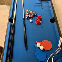 Triumph 4-in-1 Rotating Swivel Multigame Table – Air Hockey, Billiards