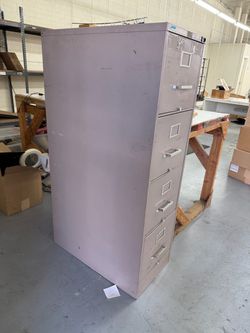 4-Drawer Metal Filing Cabinet