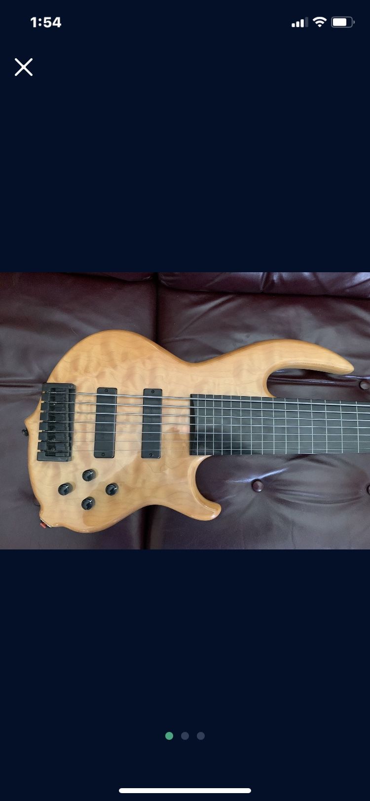 Conklin Groove Tools 7 String Fretless Bass by cort