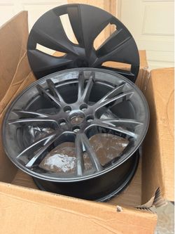 2025 Tesla Model Y Gun Metal Finish  | Wheels | Rims | Used Tires | New tires | Tesla