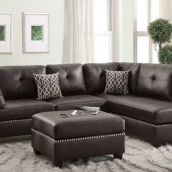 Sectional Sofa + Ottoman