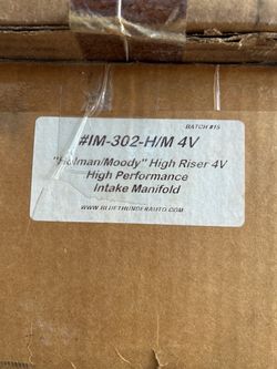 Holman Moody SBF 289 302 Intake