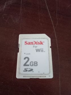 SanDisk 2GB SD Card for Wii