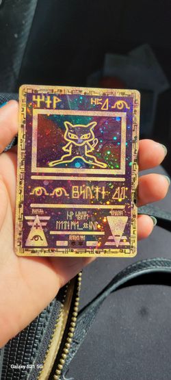 Pokémon ancient mew  promo card