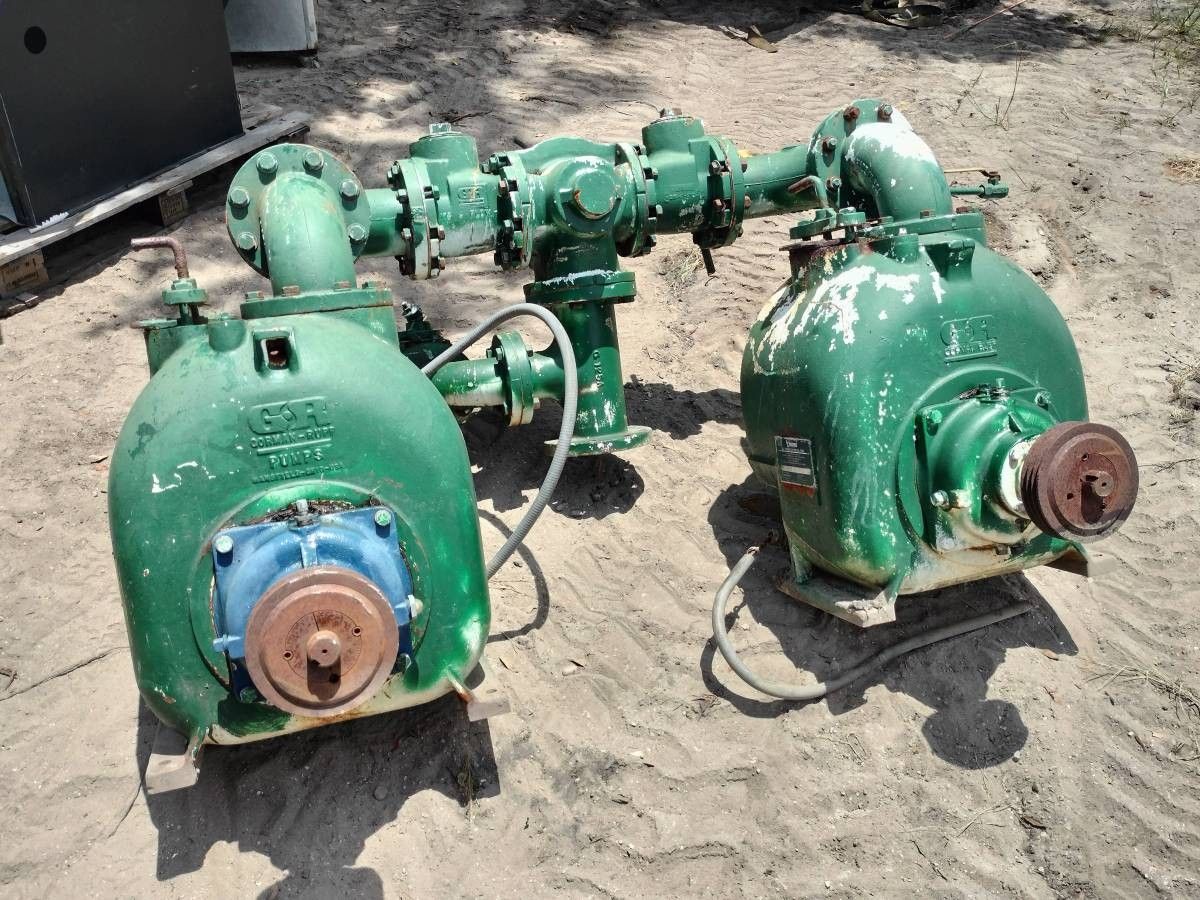 Gorman Rupp 4" Dual Centrifugal Water Trash Transfer Pump s - T Series