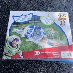 DISNEY TOY STORY TO INFINITY AND BEYOND 3D WATER SLIDE WITH GOGGLES