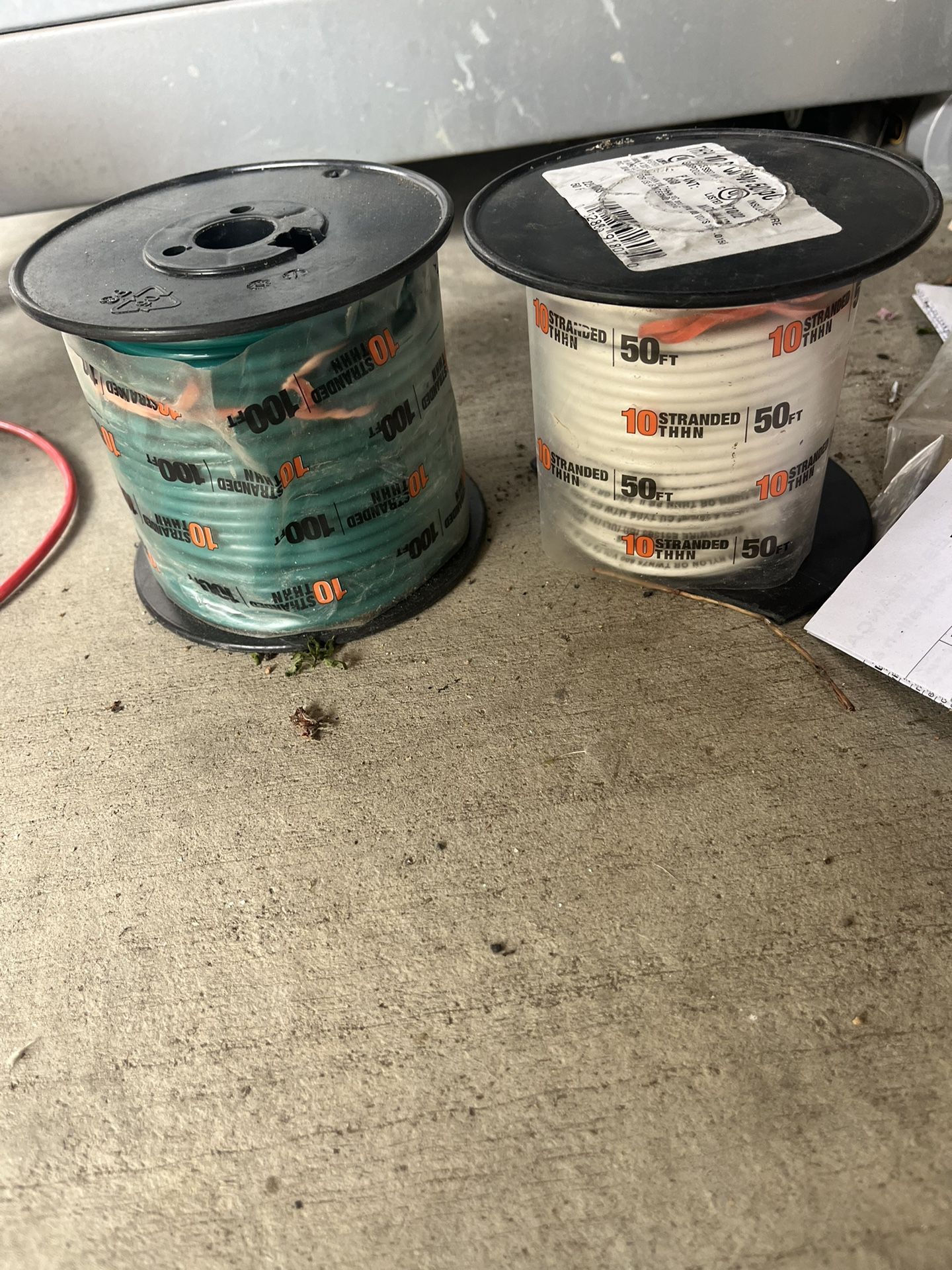 Misc Rolls Of 10 AWG Stranded Wire 
