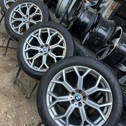 Like new set 21” wheels from 2021 bmw x7