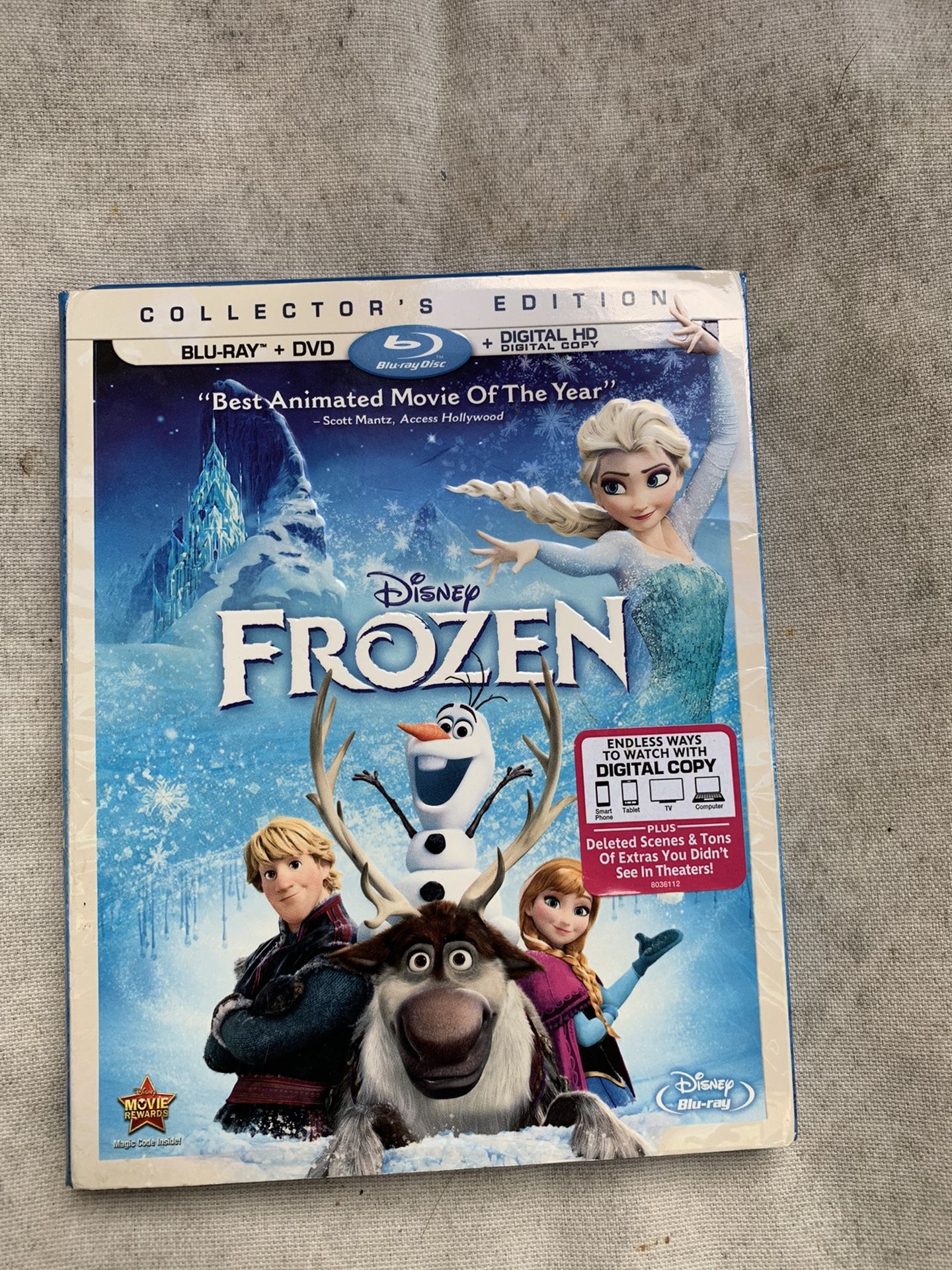 Frozen - Blue Ray Movie