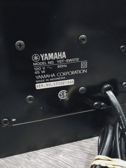 YAMAHA YST-SW012 Powered subwoofer for Sale Kent, WA -