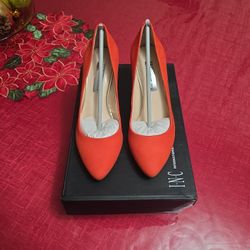 I.N.C Womens Papaya Heels 