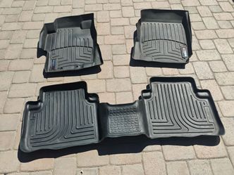 Weather tech custom floor mats for accord