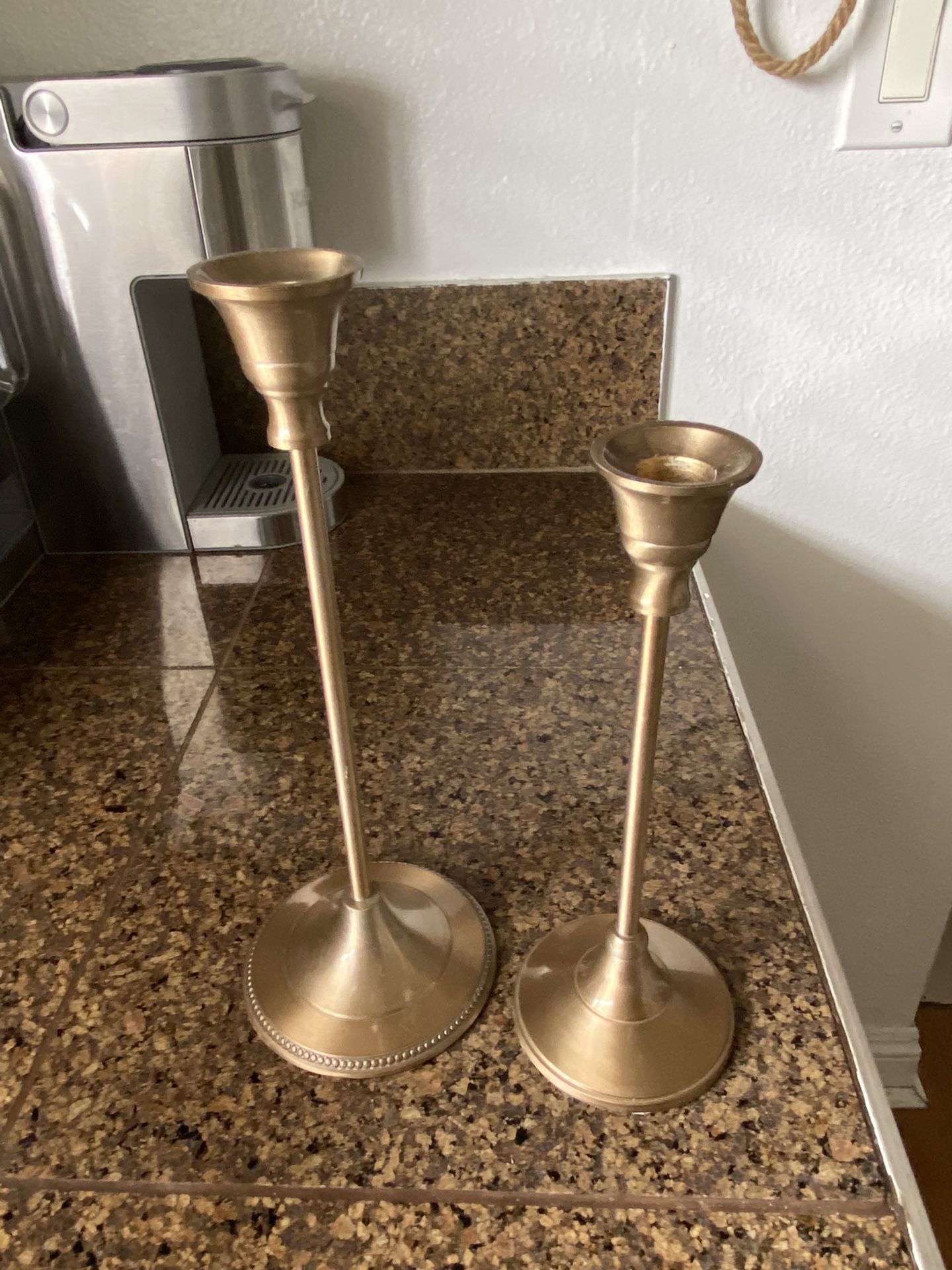 Gold Candle Holders