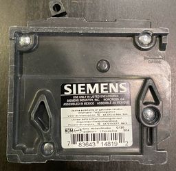 SIEMENS Q120 1-POLE 20AMP BREAKER FOR $6 FOR LIMITED TIME ONLY!!!