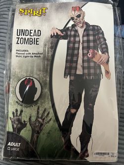 Undead Zombie Costume Adult Large