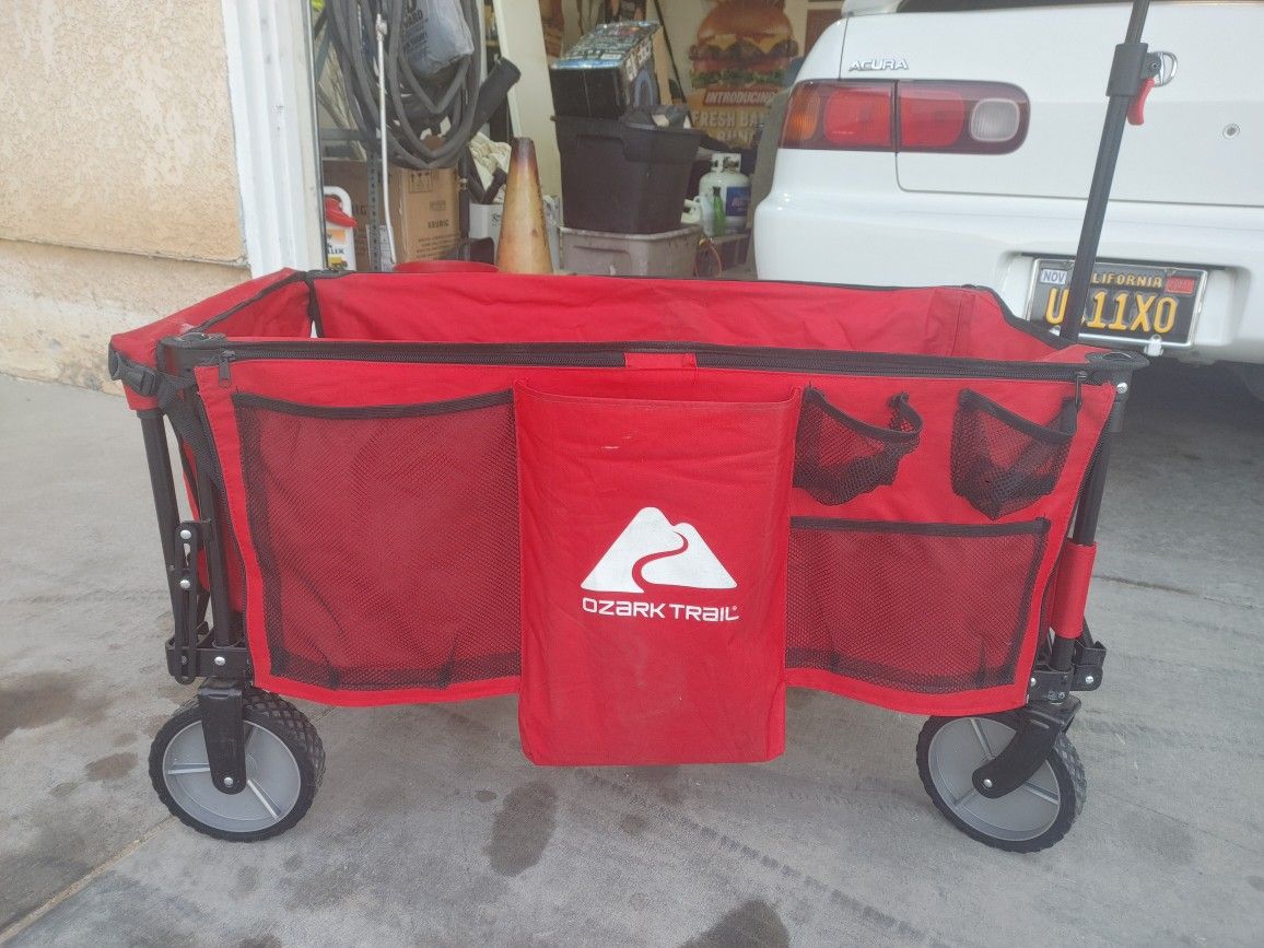 Ozark Trail Folding Wagon With Tailgate