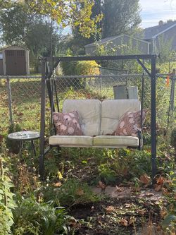Outdoor Patio Swing with Stand