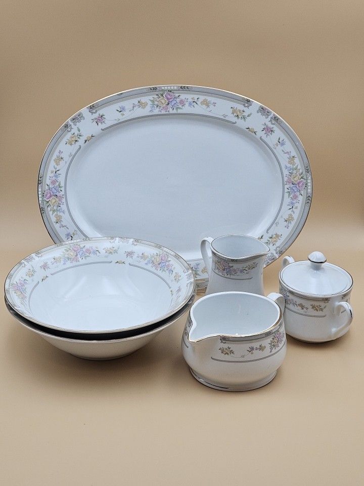 Floral Pattern Serving Set - Excel Fina China