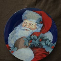 Birgit Schrowange ADLER Santa Claus Decor Porcelain Plate (b)