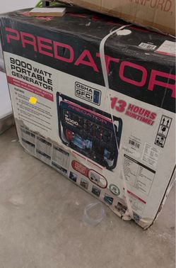 Predator 9000 watt generator