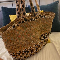 Hand woven Indian Beach Bag