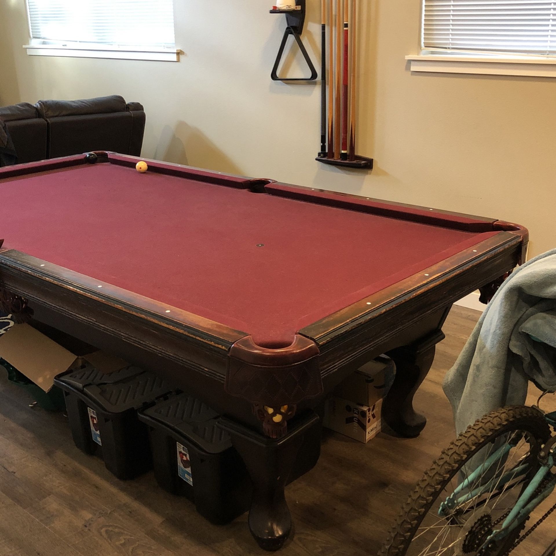 Vintage Pool Table