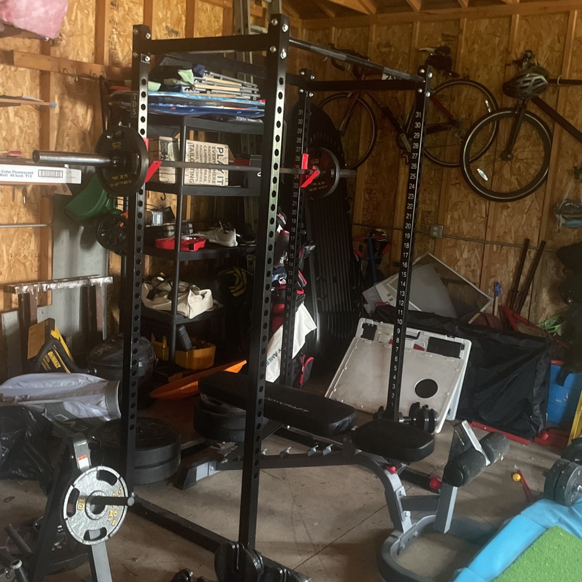 Lots Of Gym Equipment