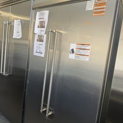 Kitchenaid 42” Side by Side Built  in Refrigerator