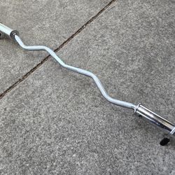Olympic EZ curl bar with locks