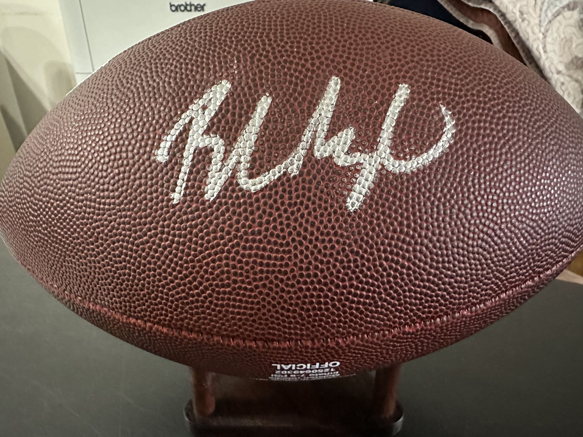 BAKER MAYFIELD SIGNED FULL SIZE AUTOGRAPHED FOOTBALL BUCCANEERS BROWNS W/COA 883