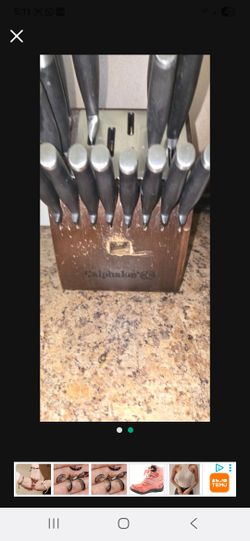 Calphalon Knife Set Kitchen  Self Sharpening 