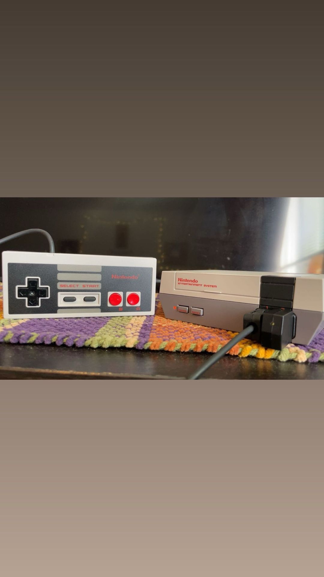 NES Classic Edition miniature console, with controller