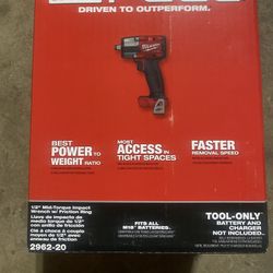 Milwaukee  1/2” Mid - Torque Impact wrench 